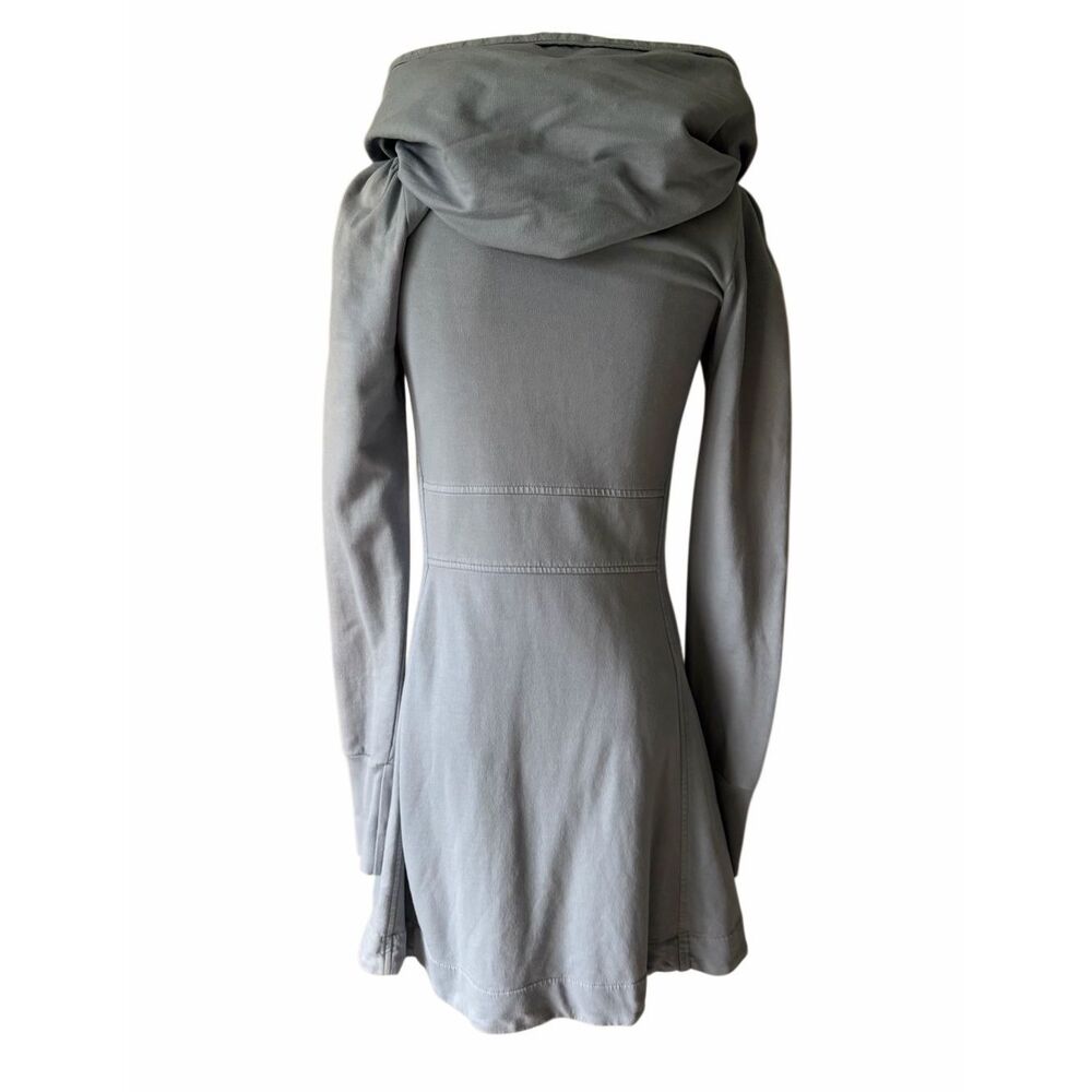 Prairie Underground Long Cloak Hoodie Full Zip Blue XS - Picture 3 of 12